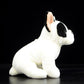 Cute dog doll simulates French Bulldog doll squatting dog plush toy 28cm