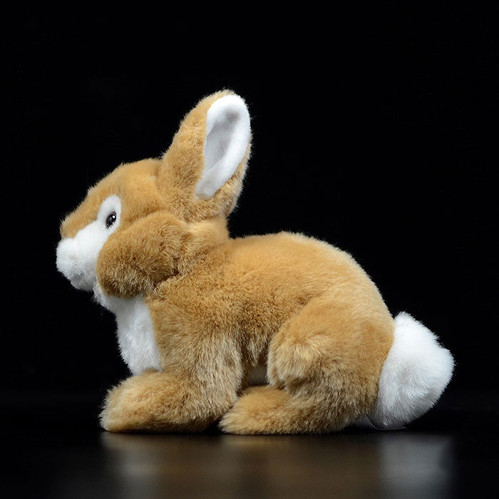 Tail sheet of foreign trade is exported to Germany cute bunny plush toy yellow bunny doll simulation animal model