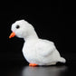 Cute duckling doll simulation white duckling plush toy simulation animal plush toy 12CM