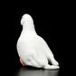 Cute white pigeon simulation rock pigeon doll super cute pigeon doll small carrier pigeon plush toy gift