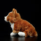 POPOTATO Squatting cocky dog imitation Welsh cocky dog doll super cute dog Doll Plush Toy Gift