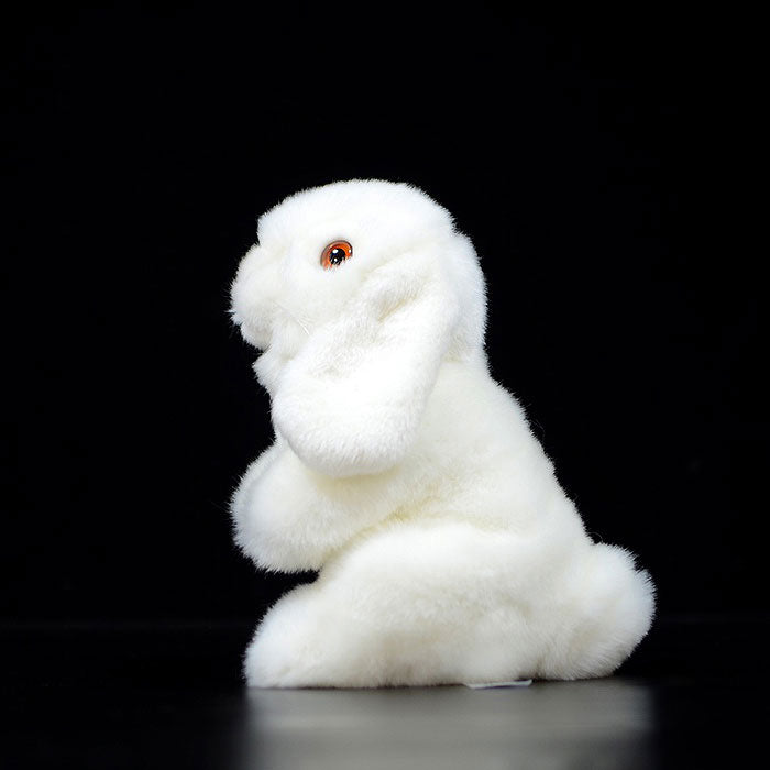 Cute posture drooping ear rabbit doll white rabbit doll simulation animal plush model toy gift
