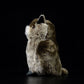 Simulated Tibetan carved owl doll cute owl doll simulated animal model plush toy gift