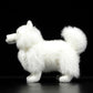 Simulation dog doll cute Samoyed doll simulation animal Samoyed dog plush toy model
