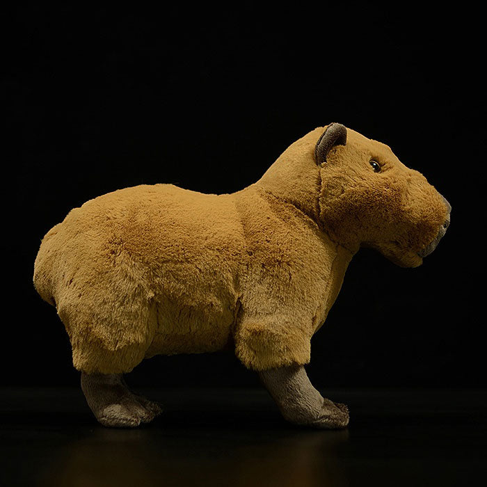 Simulated capybara plush toy doll lovely capybara doll model gift