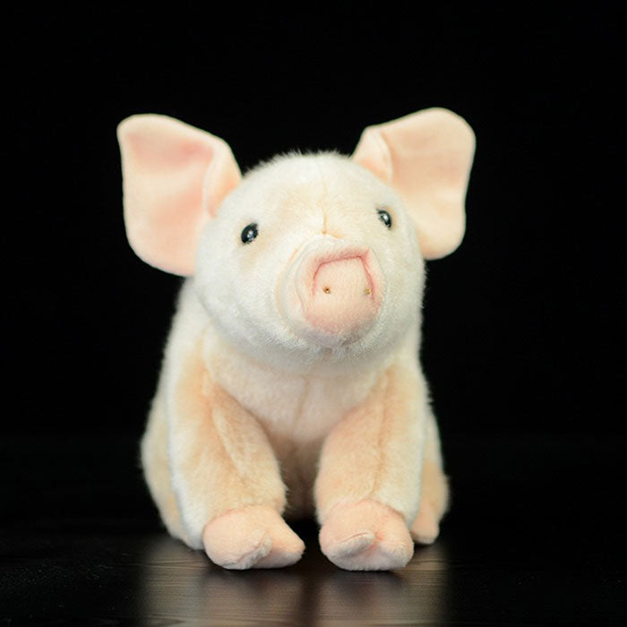 Pink super cute pig cute little pig doll simulation pig simulation animal plush toy 30cm