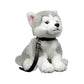 Cute dog doll simulation husky dog doll crouching posture dog plush toy simulation animal 28CM