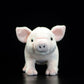 Simulated standing pink domestic pigs bears plush toy doll lovely doll animal model gift