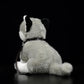 Cute dog doll simulation husky dog doll crouching posture dog plush toy simulation animal 28CM