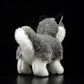 Foreign trade tail order exported to Germany standing cute husky dog plush toy dog doll simulation animal