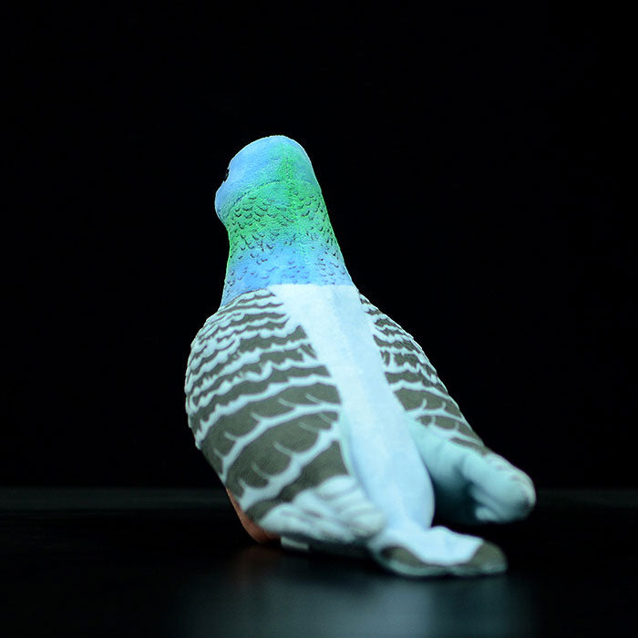 Cute wild pigeon simulation rock pigeon doll super cute pigeon doll small carrier pigeon plush toy gift