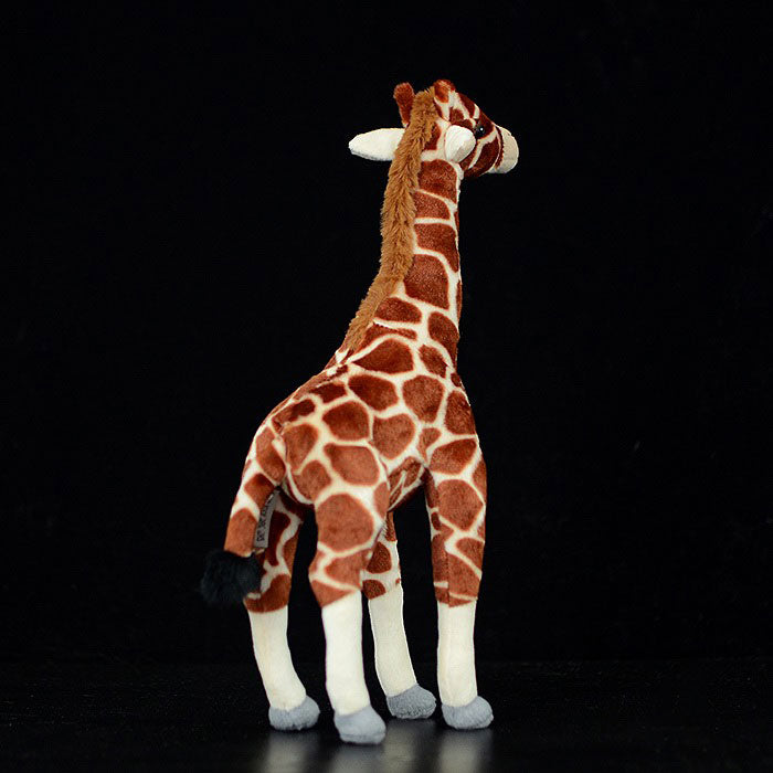 Cute giraffe doll African giraffe deer plush toy simulation animal plush toy 34CM