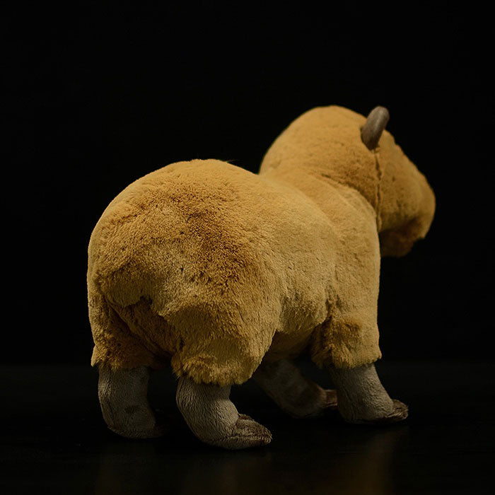 Simulated capybara plush toy doll lovely capybara doll model gift