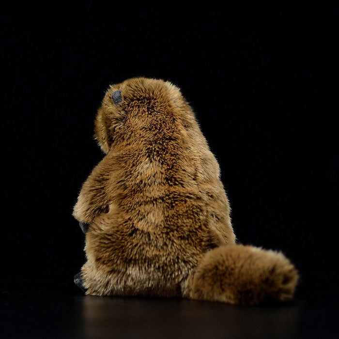 Cute woodchuck doll simulation little marmot doll simulation animal plush model toys gifts