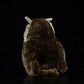 Simulated Tibetan carved owl doll cute owl doll simulated animal model plush toy gift