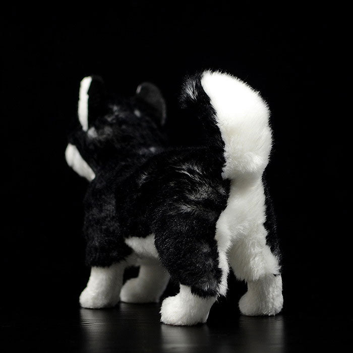 Simulation dog doll Yuanyang Husky doll simulation animal Alaska dog plush toy model