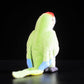 Cute macaw doll trumpet simulation green parrot toy simulation animal plush toy 16CM