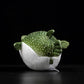 Cute tuna doll simulation green tuna doll super cute puffer fish marine animal plush toy gift