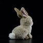 MIKECRACK Cute rabbit plush toy super cute brown rabbit doll simulation rabbit rabbit animal gift 20CM