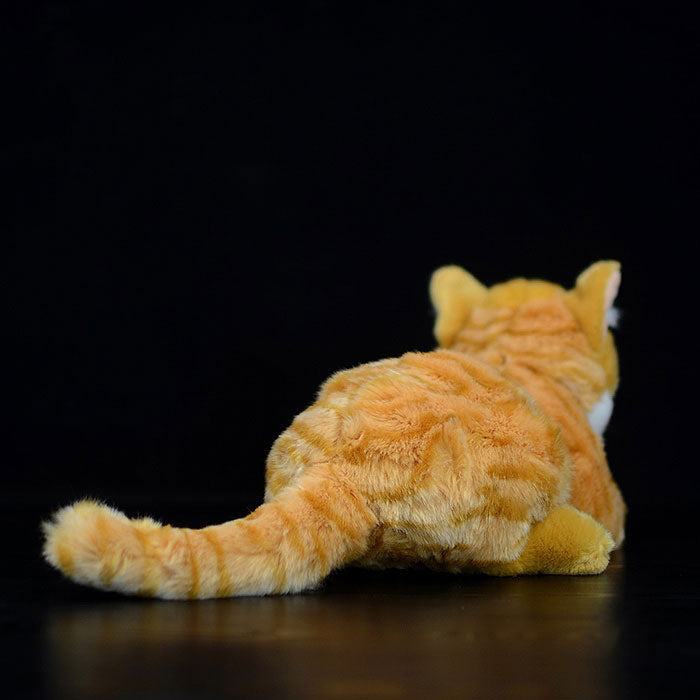 Japanese crouching cute tiger cat doll simulation doll