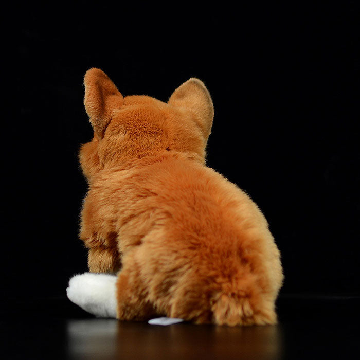 POPOTATO Squatting cocky dog imitation Welsh cocky dog doll super cute dog Doll Plush Toy Gift