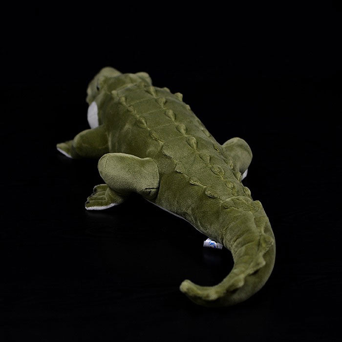 Super cute crocodile plush toy doll cute simulation green crocodile doll plush toy model gift