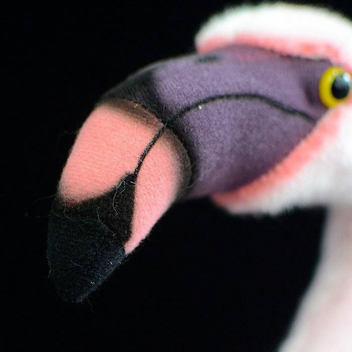Lovely American red stork super cute flamingo doll simulation red stork plush toy gift gift 21CM
