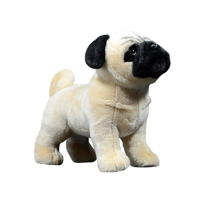 Simulated dog doll lovely Pug doll simulated animal plush toy model gift