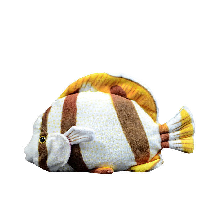 Cute tropical fish, butterfly fish doll, simulation butterfly fish, simulation animal plush toy