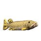 Cute pike doll simulated white spotted pike doll simulated animal plush toy model gift