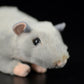 Super soft gray mouse mouse plush toy mouse doll simulation animal plush toy 17CM
