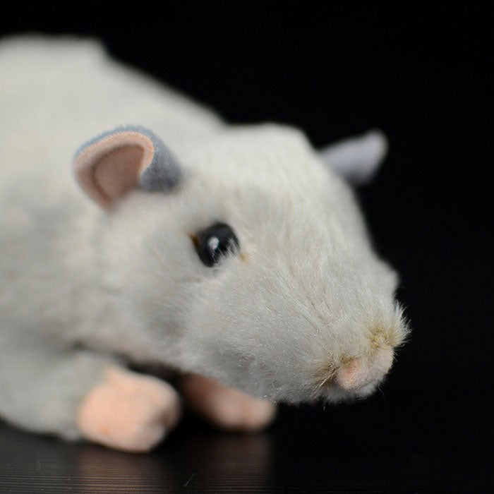 Super soft gray mouse mouse plush toy mouse doll simulation animal plush toy 17CM