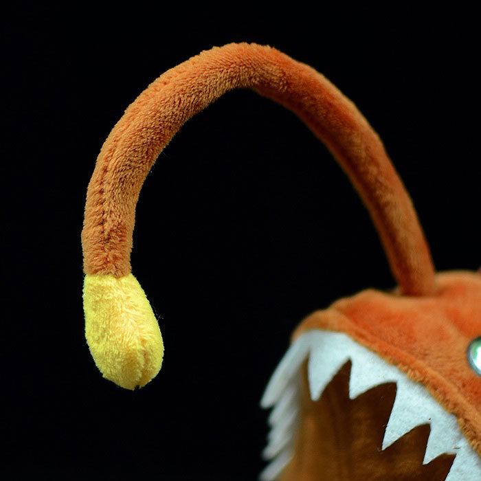 Cute Fish doll simulation lantern fish doll deep sea  Marine plush toy gift