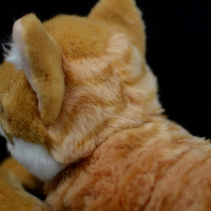 Japanese crouching cute tiger cat doll simulation doll