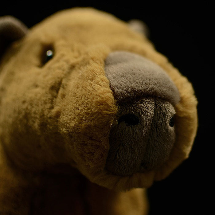 Simulated capybara plush toy doll lovely capybara doll model gift