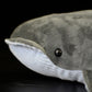 Super soft baleen whale doll simulation blue whale doll baleen whale Plush Toy Plush simulation marine animal 40cm