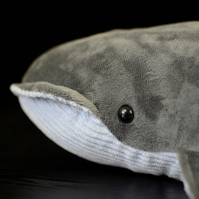Super soft baleen whale doll simulation blue whale doll baleen whale Plush Toy Plush simulation marine animal 40cm
