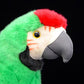 Cute Macaw doll simulation big green macaw Plush Toy Plush simulation animal 28cm