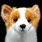 Simulation dog plush doll cute Pomeranian doll simulation animal plush toy model gifts