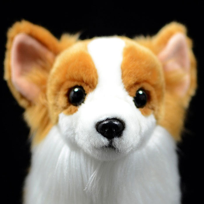 Simulation dog plush doll cute Pomeranian doll simulation animal plush toy model gifts