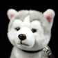 Cute dog doll simulation husky dog doll crouching posture dog plush toy simulation animal 28CM