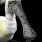 Super cute spoonbill plush toy doll lovely simulation black faced Spoonbill doll plush toy model gift