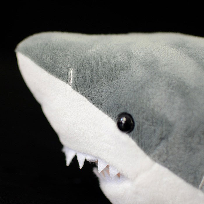 Special cute great white shark doll simulation shark plush toy simulation animal plush toy 40CM