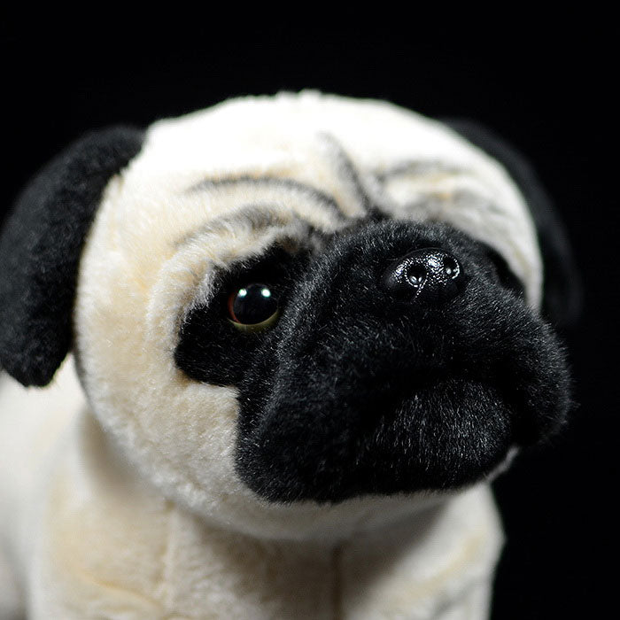 Simulated dog doll lovely Pug doll simulated animal plush toy model gift