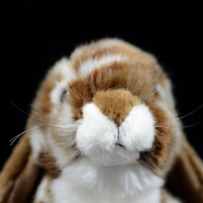 Cute posture drooping ear rabbit doll Brown Rabbit Doll imitation animal plush model toy gift