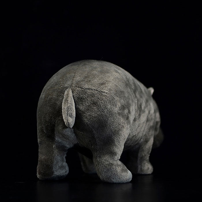 Simulated standing Hippo bears plush toy doll lovely doll animal model gift