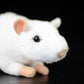 Super soft white mouse mouse plush toy mouse doll simulation animal plush toy 17CM