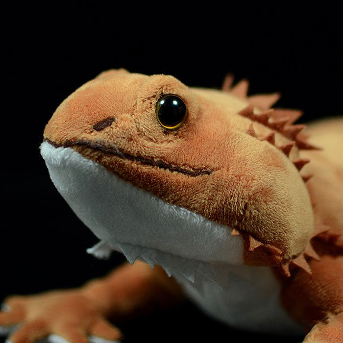 Cute maned lion lizard doll simulation flying lizard model doll super cute lizard simulation animal plush toy gift