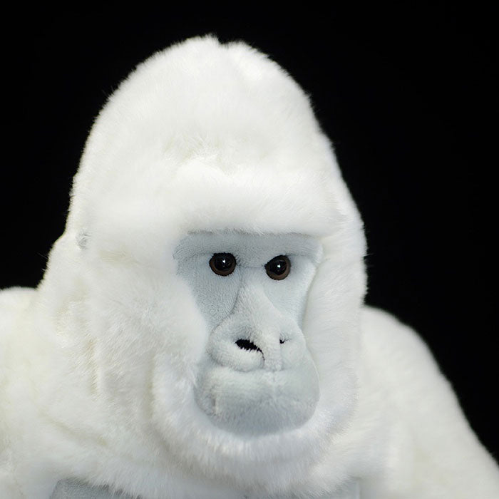 Simulated standing white gorilla bears plush toy doll lovely doll animal model gift