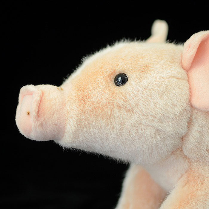 Pink super cute pig cute little pig doll simulation pig simulation animal plush toy 30cm